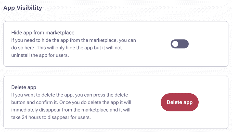 Remove app